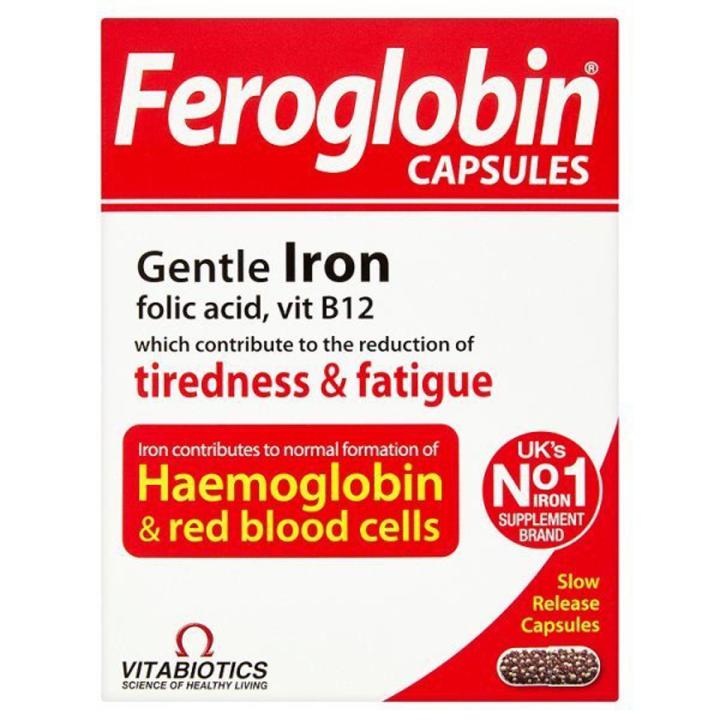 Feroglobin Vitabiotics Capsules 30s UK