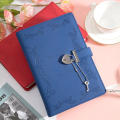 Password Book Password Book With Lock Heart-shaped Notepad. 