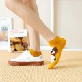 5 Pairs Dog Cat Cartoon Women Socks Kawaii Cotton Short Socks Cute Low Cut Ankle Korean Japanese Fashion Socks Girl. 