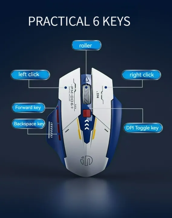 Mecha%20Edition%20Wireless%20Mouse%20Silent%20Rechargeable%20Mouse%20Type-C%20LED%20Light%20Mouse%20For%20Computer%20PC%20Laptop%20Office%20Gaming%20-%20Image%203
