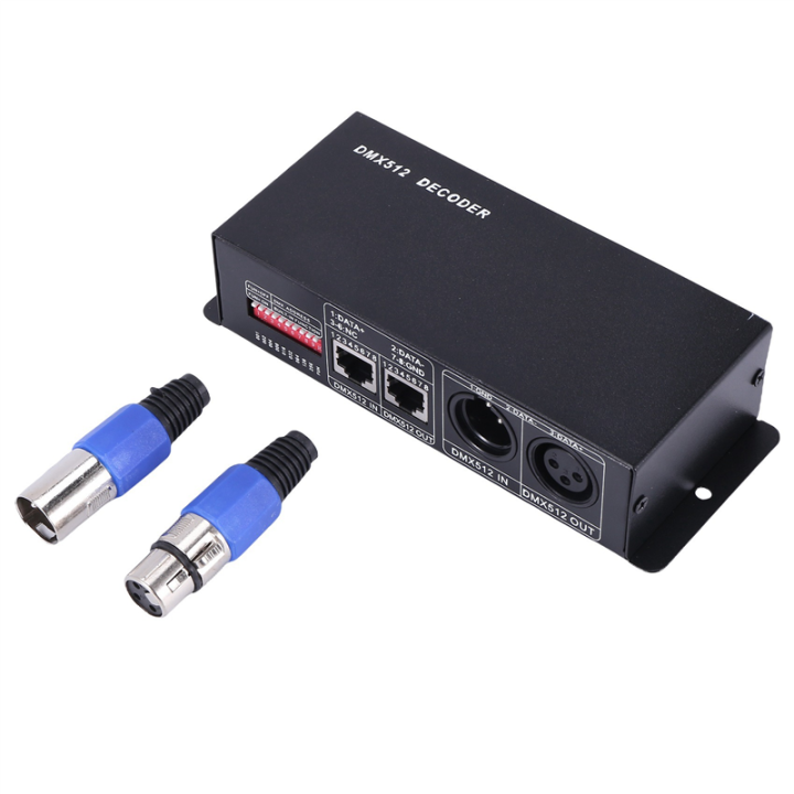 NXFDSIOZ%204X%20DMX%20512%204CH%20x%208A%20Decoder%20LED%20Controller%204%20Channel%20Driver%20RGBW%20LED%20Tape%20DC%2012V%20-%2024V%20-%20Image%206