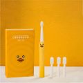 Xiaomi Child Electric Sonic Toothbrush 19000 Times Rechargeable IPX7 Waterproof Electronic Tooth 4 Brushes Replacement Heads. 
