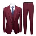 Men Wedding 2 Pieces Suit 3 Set Blazers Elegant Full Luxury Coat Pants Design Latest Vest Business 2022 Slim Fit Jacket Trousers. 