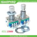 5PCS EC11 15mm Plum Handle Rotary Encoder Coding Switch Digital Potentiometer Switch 5 Pin DIY IGMOPNRQ. 
