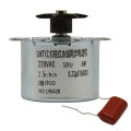 Egg Turning Motor AC Motor 220V CW/CCW 2.5rpm Mini Synchronous Motor 6W with Gear for Automatic Incubator.