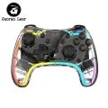 Wireless Transparent RGB Video Gamepads Game Controller Joystick STK-7039RG Compatible For Switch Pro Windows 7/8/10 And PC Steam. 