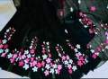 Half Silk Hand Print Saree And Dhupian Panjabi Combo Couple for Men and Women - Comfortable and Suitable for All Seasons and Occasions.