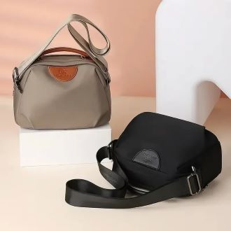 New Nylon Cloth Simple Crossbody Bag for Women 2025 Lightweight and Versatile Large Capacity Shoulder Bag Handbag