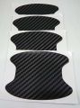 4pcs Universal Carbon Fiber Auto Car Door Handle Stickers Car Handle Protection Car Handle Anti Scratch Stickers Car Accessories - Car Accessories. 
