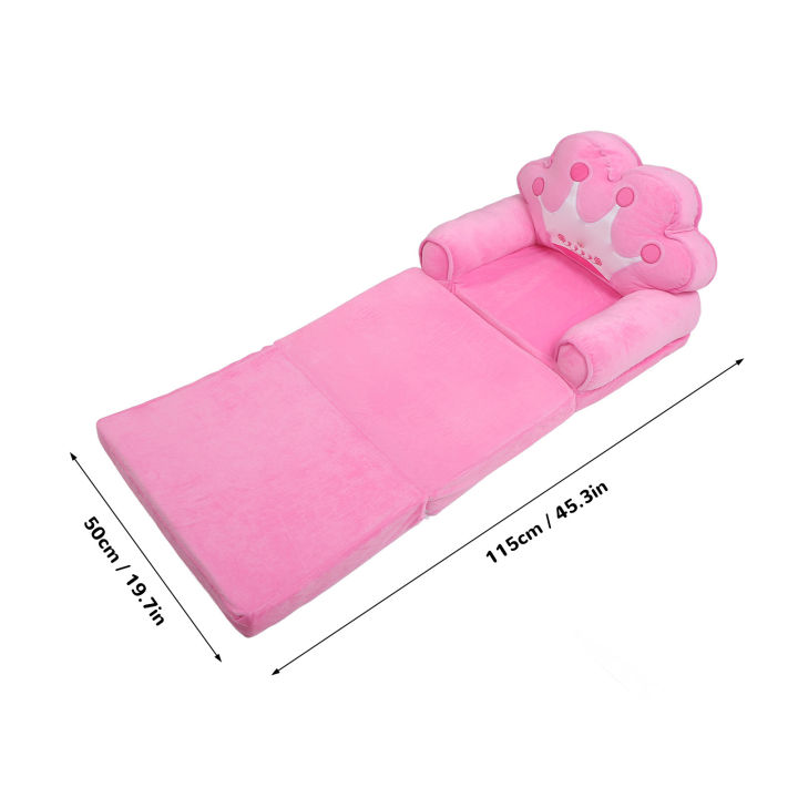Toddler%20Chair%20Couch%20Lovely%20Cartoon%20Durable%20Flip%20Open%20Couch%20Sleeper%20Attract%20Attention%20Triple%20Folding%20for%20Kids%20for%20Reading%20-%20Image%208