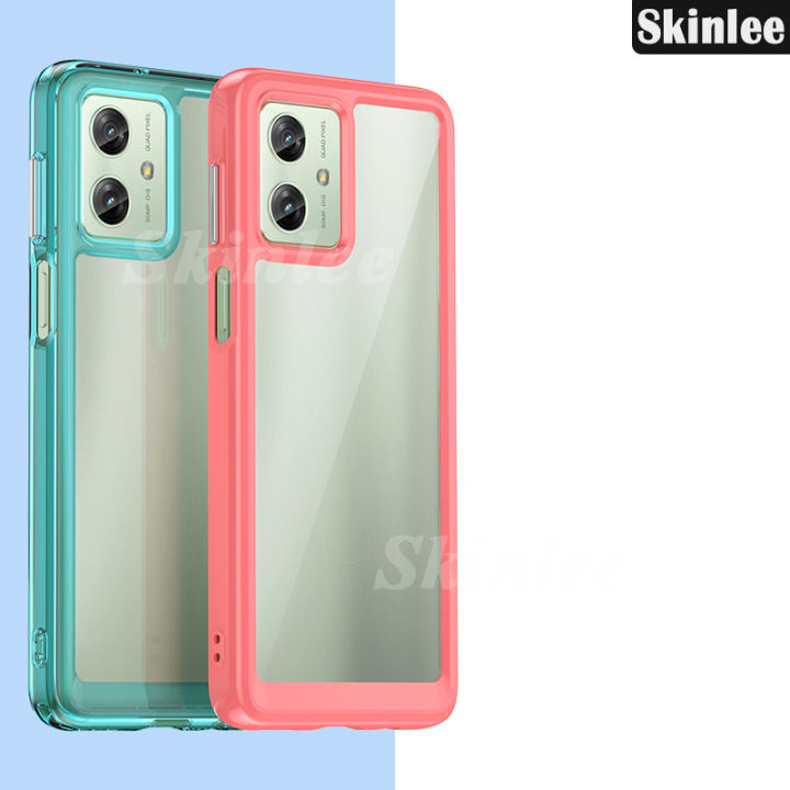 Phone Case for Moto G54 Back Cover Fashion Transparent Colorful Shockproof and Anti-fingerpirnt for Motorola Moto G54 Cover Cases