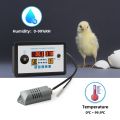 ZFX-W9002 Smart Thermostat Digital Temperature Humidity Control Incubator 360 Automatic Egg Turning 12V.