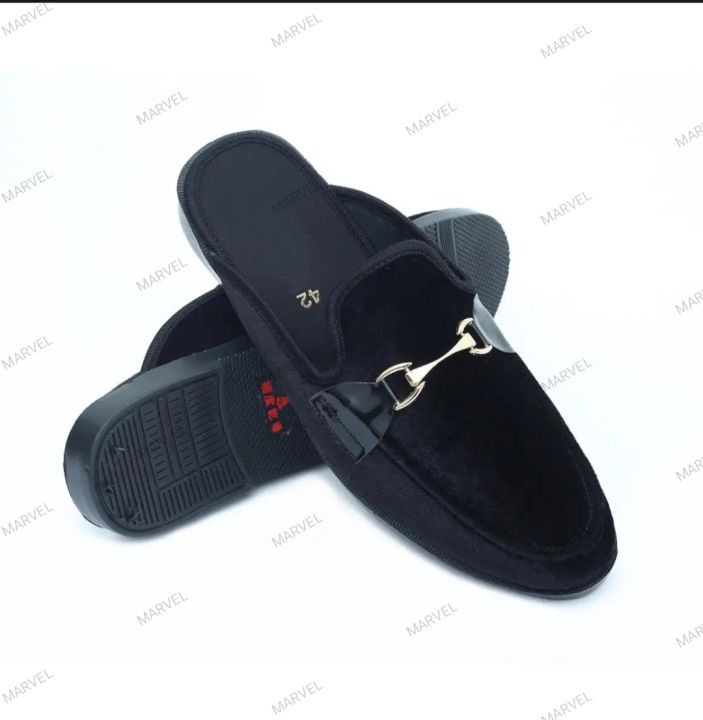 Premium Quality velvet Half shoe Lofer For Men