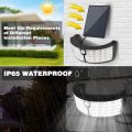 3 Kinds of Induction Modes IP65 Waterproof Double Heads Solar Wall Light Motion Sensor Wall Lamp.