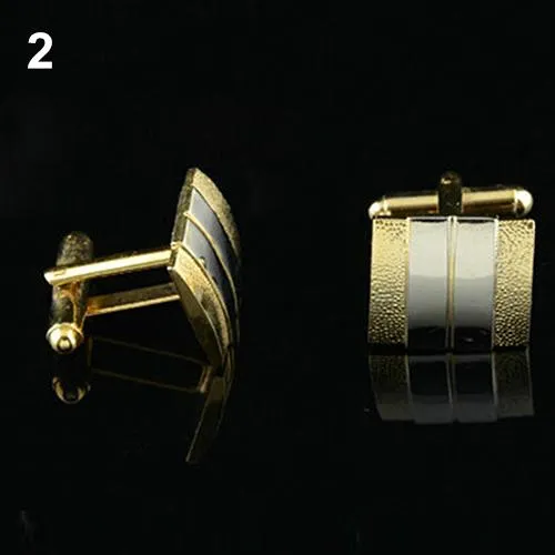 Men's%20Frosted%20Silver%20Gold%20Plated%20Cufflinks%20Tie%20Bar%20Clasp%20Clip%20Set%20Gift%20-%20Image%203