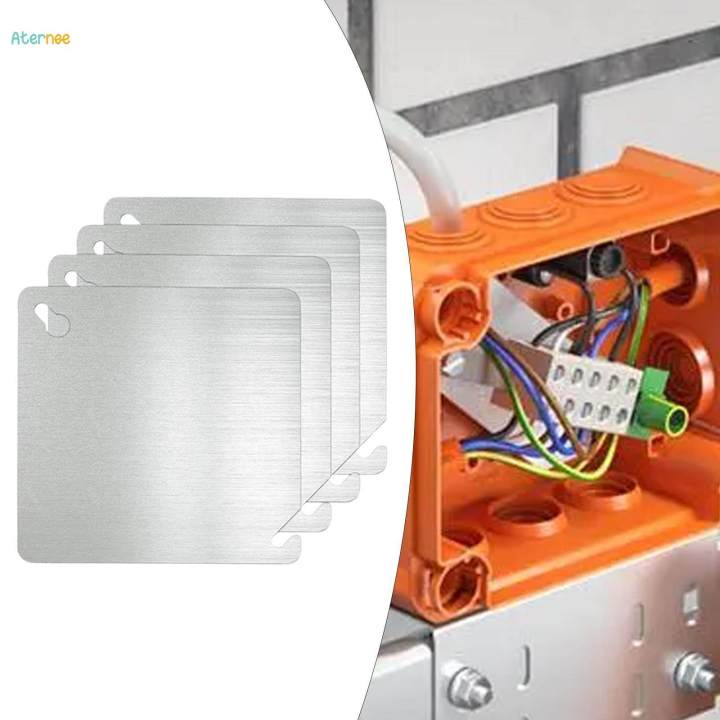 4x%20Electrical%20Box%20Cover%20Plates%20Junction%20Box%20Covers%20Electric%20Outlet%20Box%20Covers%20Flat%20Blank%20Electric%20-%20Image%206