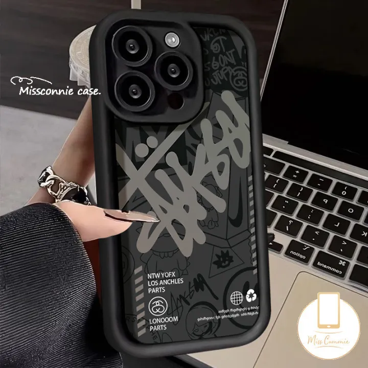 Graffiti%20Trendy%20Brand%20Stussy%20Phone%20Case%20Compatible%20for%20IPhone%2011%2013%2015%2014%2012%20Pro%20Max%20XR%20X%207Plus%20XS%20Max%206S%207%208%2015%206%20Plus%20SE%202020%20Shockproof%20Cute%20Smiley%20Soft%20Tpu%20Cover%20-%20Image%203