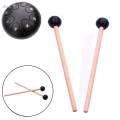 2X 2/Set Wooden Drumstick Rubber Xylophone Marimba Mallets Glockenspiel Sticks. 