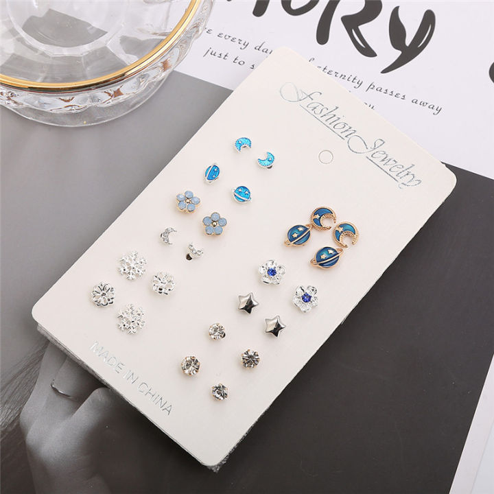 12%20Pairs%20Fashion%20Diamond%20Stud%20Earrings%20for%20Women%20Girls%20Flower%20Snowflake%20Moon%20Star%20Trendy%20Earrings%20Daily%20Jewelry%20Anniversary%20Gift%20-%20Image%202