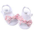 Cute Bows Baby Shoes Summer Flower Kids Newborn Baby Girl Sandals Non Slip Soft Sole Infant Toddler Crib Flat Shoes. 