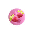 Three Holes Strawberry Fruit Silicone Mold Fondant Molds Sugar Craft ToolsLivest.