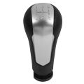 5 Speed Gear Lever Shifter for Chevrolet Spark 11-16 Silver.