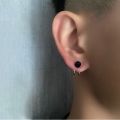 S925 Hikaw Silver Earings for Men Hook Piercing Earrings Set Earings for Women Set Non Tarnish Hypoallergenic Accessorie.