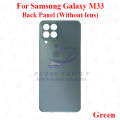 For Samsung Galaxy M33 Back Panel/Backshell/ Casing With Logo-All Colors Available. 
