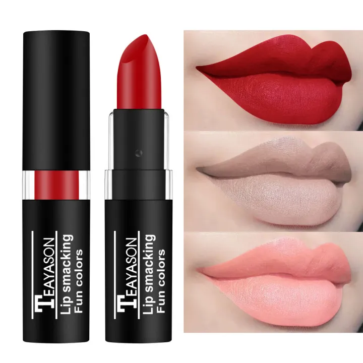 12%20Color%20Lipstick%20Waterproof%20Long%20Lasting%20Cosmetic%20Black%20Blue%20Purple%20Green%20Matte%20Make%20Up%20Lip%20Gloss%20Makeup%20Red%20Lipstick%20-%20Image%204