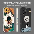 Cute Cartoon Space Astronaut Phone Case For Xiaomi Redmi Note 13 12 Pro Plus 5G 12S 11S 11 10S 10 Redmi 12 13C Matte Soft Cover. 