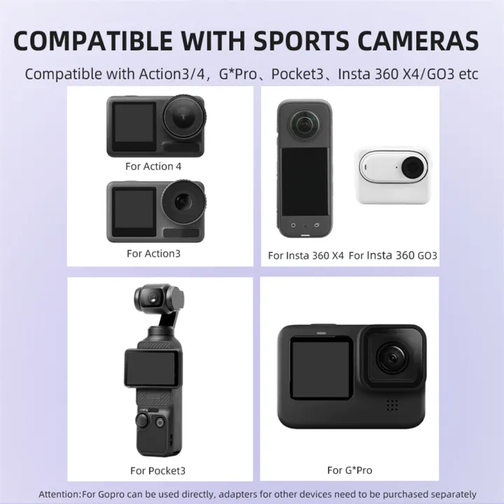 Magnetic%20Action%20Camera%20Chest%20Mount%20Quick%20Release%20Compatible%20For%20Pocket%203/Action/Insta%20360%20Action%20Camera%20Bracket%20Accessories%20-%20Image%205