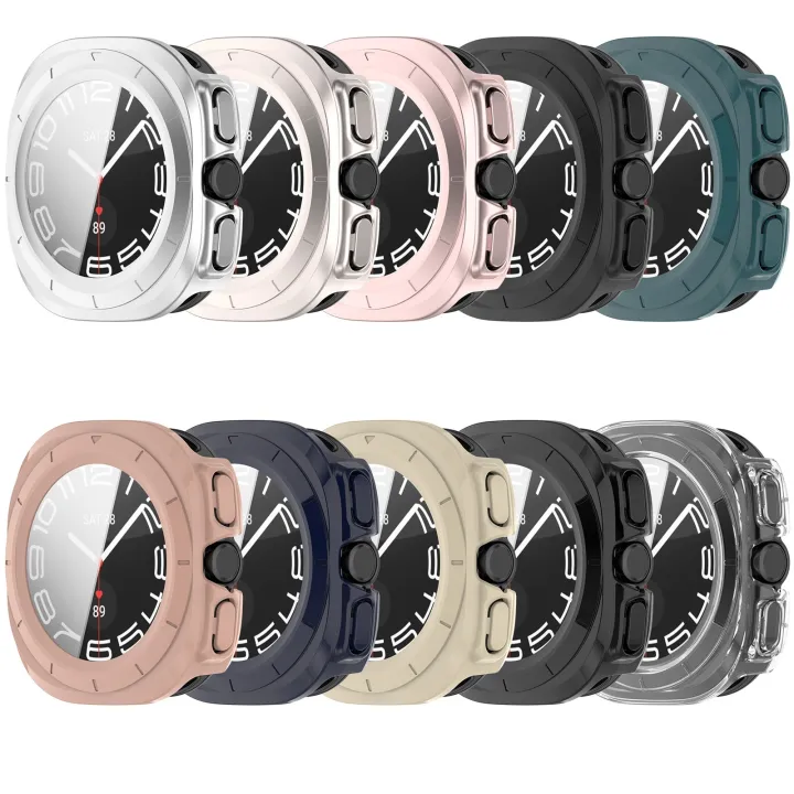 PC+Tempered%20Film%20Integrated%20Waterproof%20Watch%20Protective%20Case%20For%20Samsung%20Galaxy%20Watch%207%2044mm%20-%20Image%206
