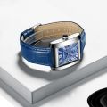 CHENXI Vintage Classic Square Brown Leather Strap Wrist Watches Fashion Brand Watches Men's Quartz Clock.