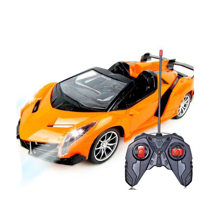 Red/yellow Color Sport Remote Control Car Toy for kids | Daraz.com.bd