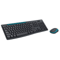 Logitech MK275 Wireless Keyboard and Mouse Combo,  2.4 GHz Wireless, Compact Wireless Mouse, 8 Multimedia & Shortcut Keys, Black. 