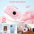 W O Q3 Mini Digital Photo Camera 48MP 1080P 16X Zoom Child Point and Shoot Vlogging Cameras Vintage Portable Video Photocamera. 
