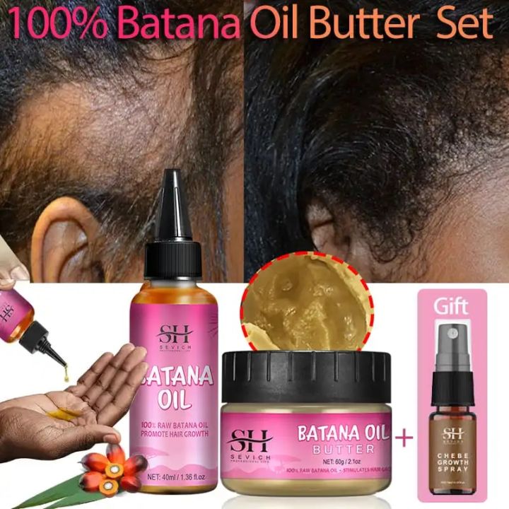 Natural 100% Pure Batana Oil For Hair Growth Batana Oil Butter Hair Mask From Honduras Hair Loss Treatment For Black Men Women