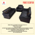 Best One Furniture Mahogany Wood and Foam Living Room (2+2+1) Sofa Set - Living Room Furniture. 