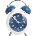 Strong Wake-up Alarm Clock Simple Student Children Mechanical Metal Bell Alarm Clock Mute Night Light Bedroom Desktop Clock. 