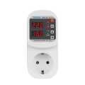 Over Voltage Current Under Voltage Protector Socket AC 220V Adjustable 16A Surge Protector EU Plug Socket Safe Protect.
