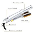 2 In 1 Hair Straightener & Curler Professional 2-Way Rotating Curling Iron Hair Straightening Brush Curling Iron Hair  Styl. 