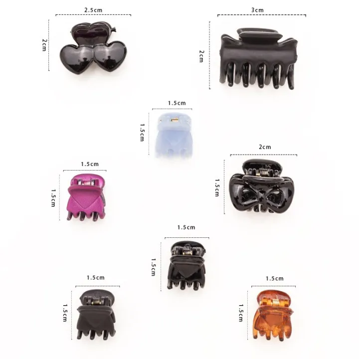 12pcs/set%20Plastic%20Mini%20Hair%20Clips%20Claws%20Black%20Hairpins%20Clamps%20for%20Women%20Girl%20Colorful%20Cute%20Hair%20Clips%20Headwear%20Hair%20Styling%20Tool%20-%20Image%206
