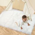 Soft Fur Carpet Fluffy Rugs, Hairy Fur Rugs Washable Faux Fur Rug For Kids Bedroom Home Decoration Sofas Cushions Mat Soft Carpet Sheepskin Rug.