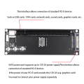 Expansion Card External Graphics Card Mainboard SFF-8611 8612 NVMe M.2 SSD to PCIe 4.0 X16 Adapter Expansion Card PCIe X4 Riser Card External Graphics. 