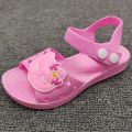 Summer New Girls' Plastic Sandals Student Small Medium Large Children's Shoes Korean-Style Girls' Waterproof Integrated Plastic Shoes. 