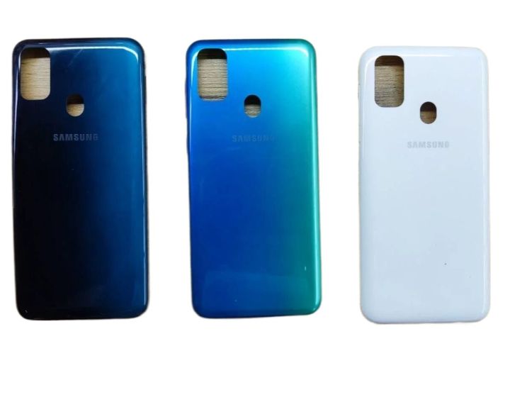 Samsung Galaxy M30S Back Housing Frame / Back Panel / Backshell/ Without Camera Glass Replacement Spare Parts