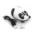 Ergonomic 2.4GHz Wireless Rechargeable Optical Panda Shape Computer Mouse - multicolor. 