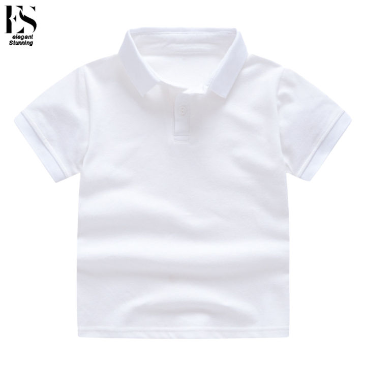 Elegantstunning%20Boys%20Lapel%20Short%20Sleeves%20T-shirt%20Simple%20Solid%20Color%20Tops%20Summer%20Cotton%20Breathable%20Shirt%20For%201-10%20Years%20Old%20Kids%20-%20Image%209