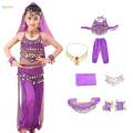 Kids Belly Dance Costumes Set Oriental Kids Indian Dance Costume. 