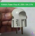 POKKA Electrical Power Plug AC 250V 10A 16A 2 Pin Round European Standard EU Male Plug Power Adapter AC Power Connector Cable Cord Male Plug.